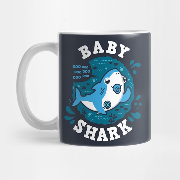 Baby Shark Boy Pacifier by Olipop